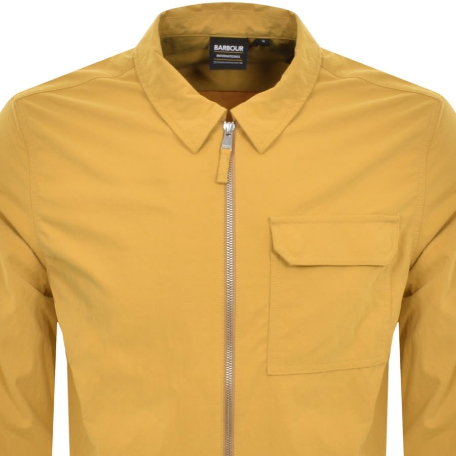 Image number 2 for Barbour International Dome Overshirt Yellow