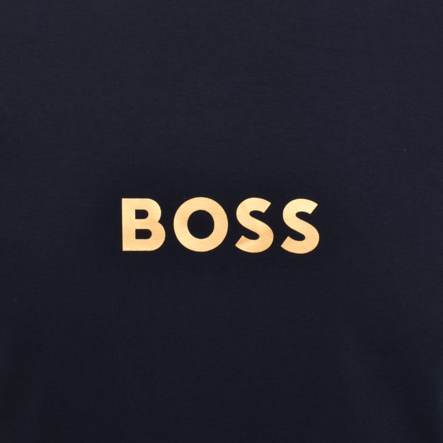 Image number 3 for BOSS Logo T Shirt Navy