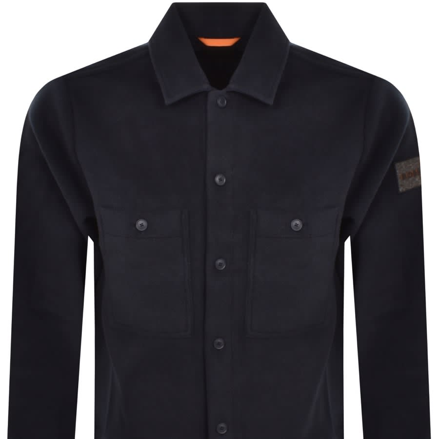Image number 2 for BOSS Locky 1 Overshirt Jacket Navy