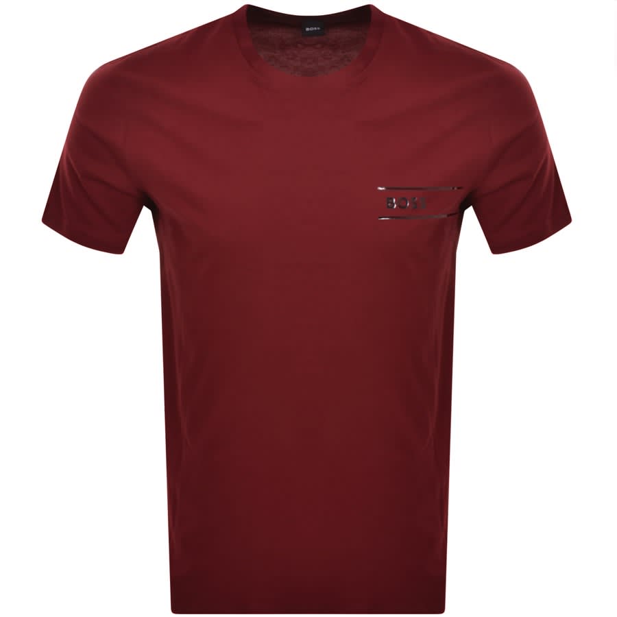 Image number 1 for BOSS Lounge Logo T Shirt Red