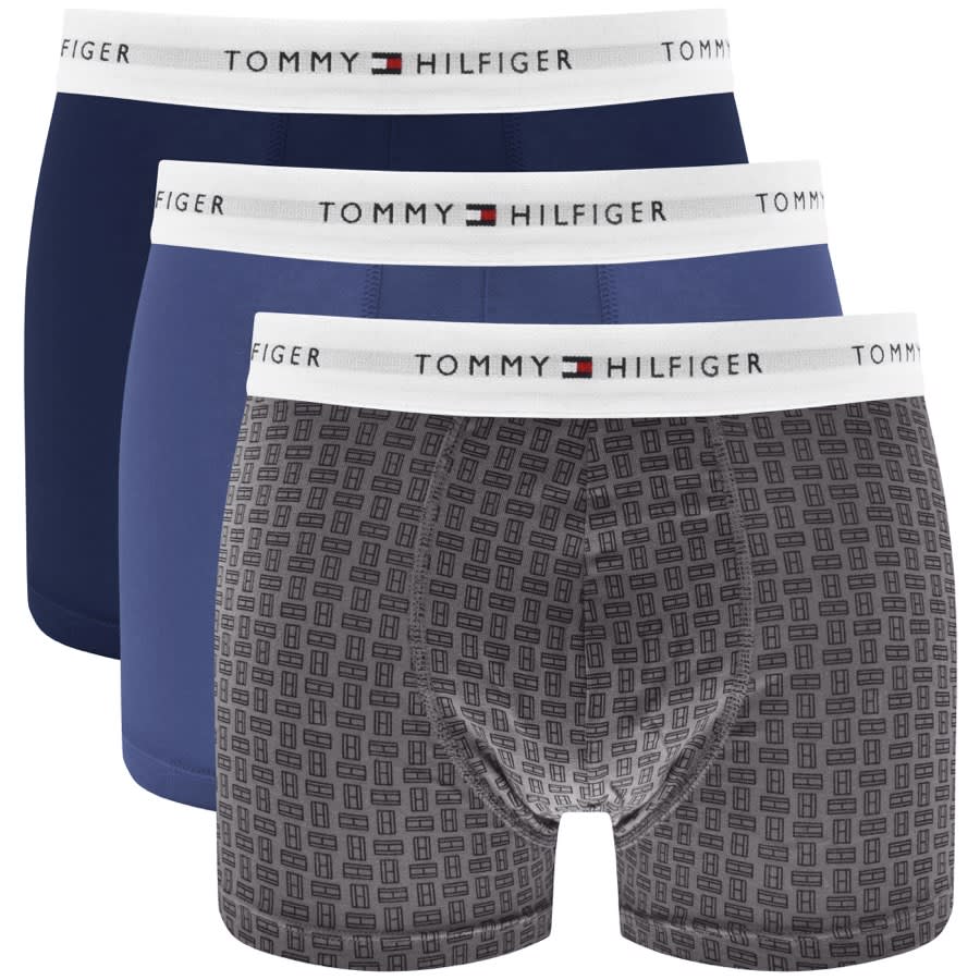 Image number 1 for Tommy Hilfiger Multi Colour Triple Pack Trunks