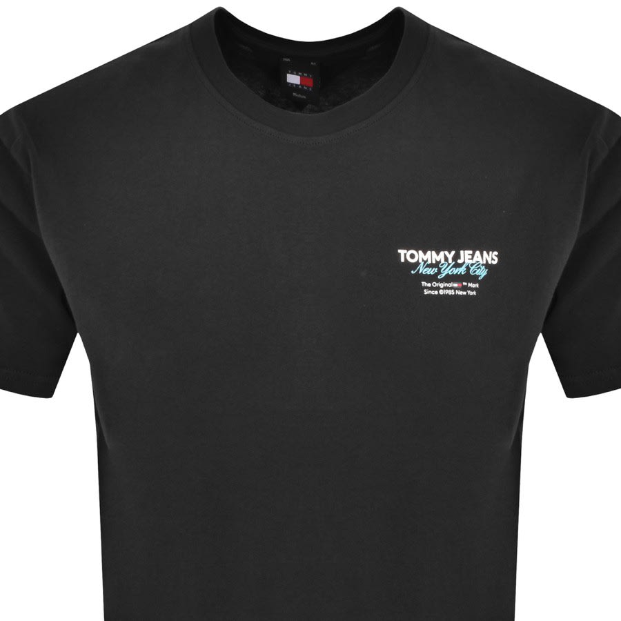 Image number 2 for Tommy Jeans Logo T Shirt Black