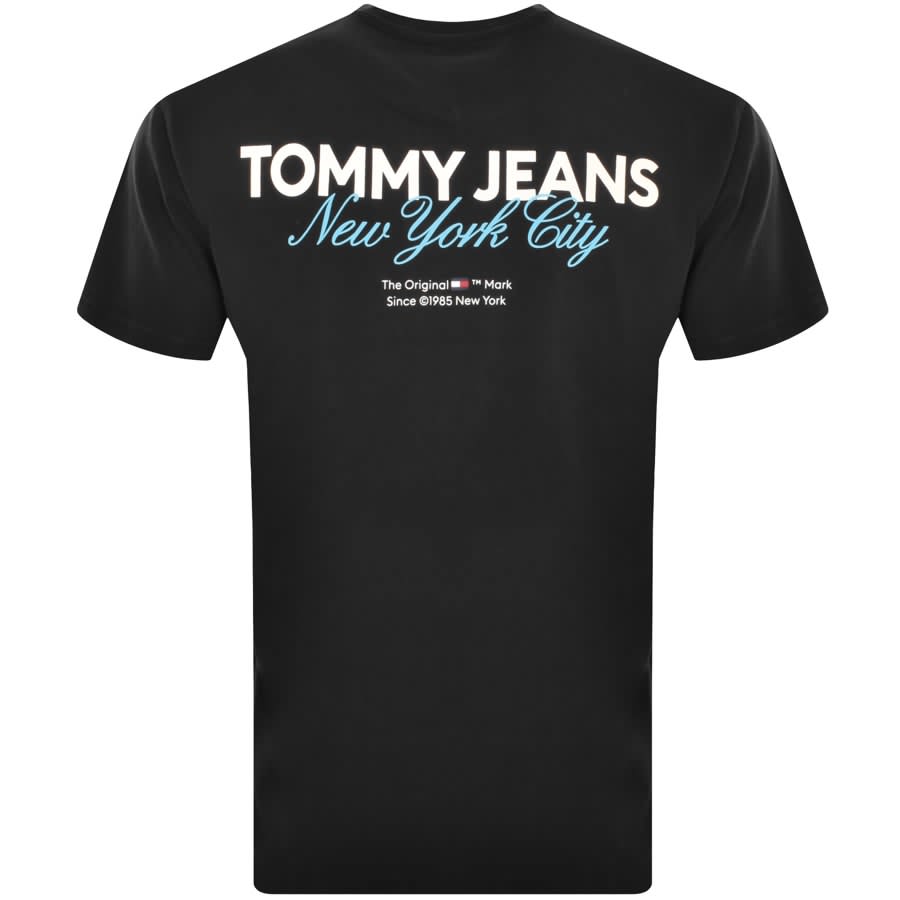 Image number 3 for Tommy Jeans Logo T Shirt Black