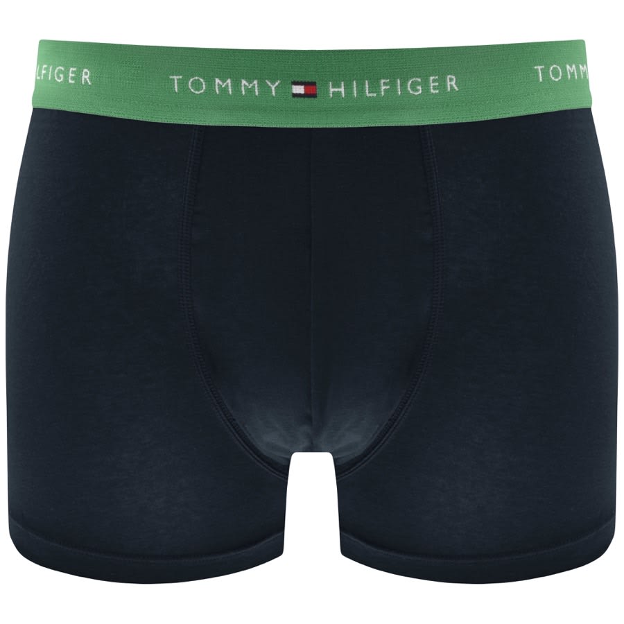 Image number 3 for Tommy Hilfiger Underwear Three Pack Trunks Navy