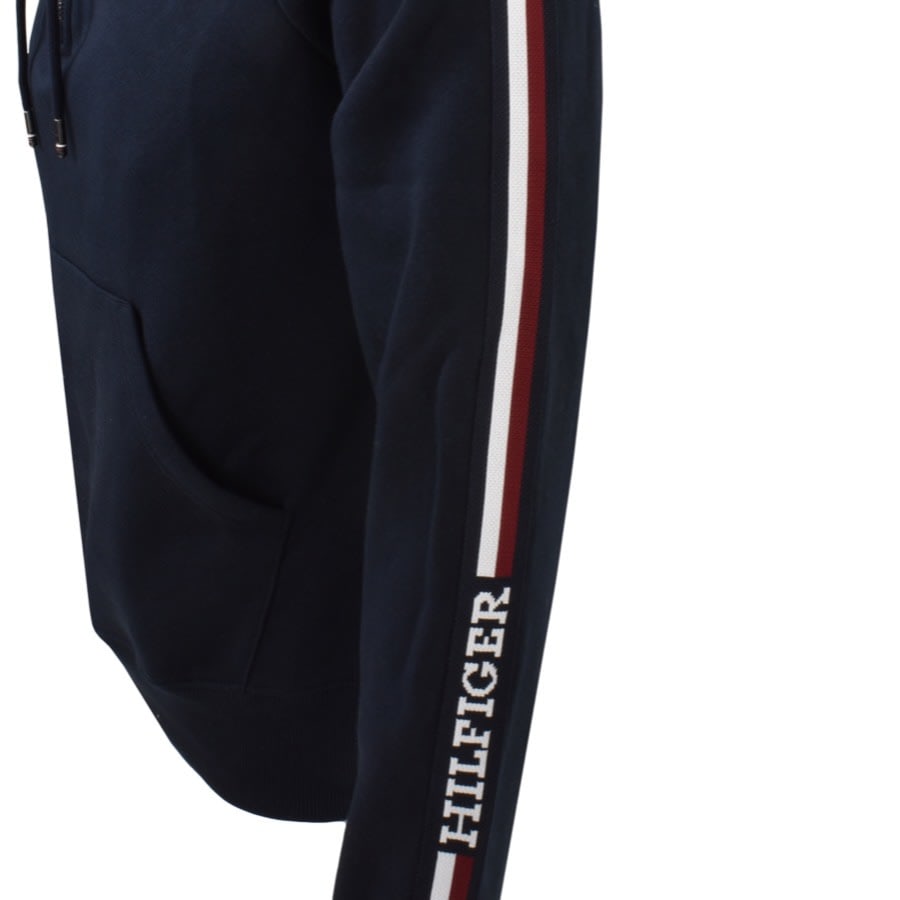 Image number 3 for Tommy Hilfiger Global Stripe Sweatshirt Navy