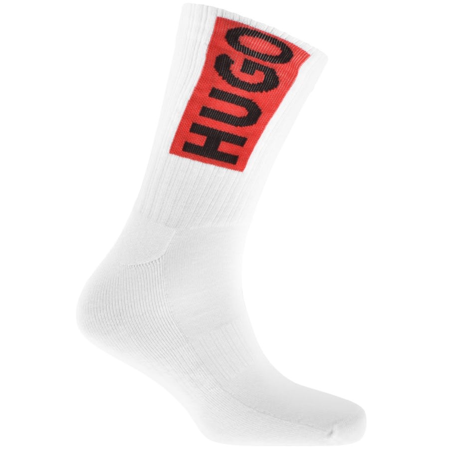 Image number 3 for HUGO Multi Colour 3 Pack Logo Socks