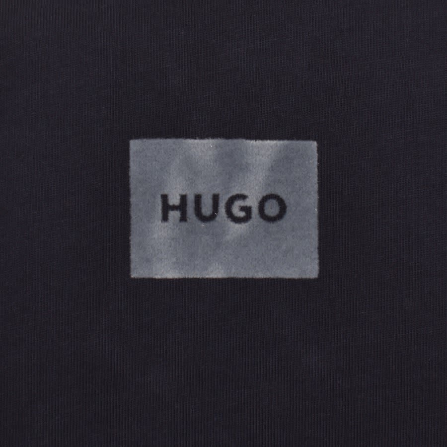 Image number 3 for HUGO Diragolino T Shirt Navy