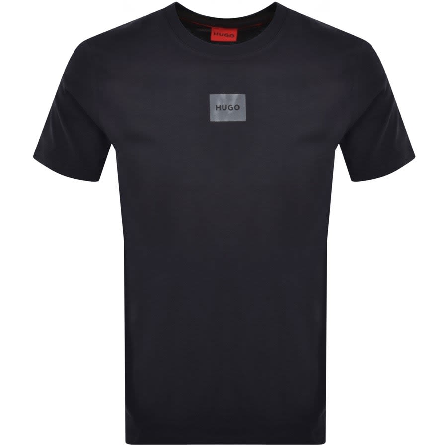 Image number 1 for HUGO Diragolino T Shirt Navy