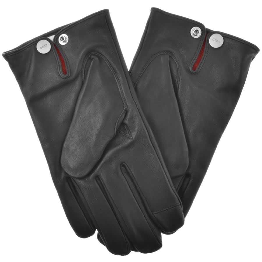 Image number 2 for HUGO Jaan Gloves Black
