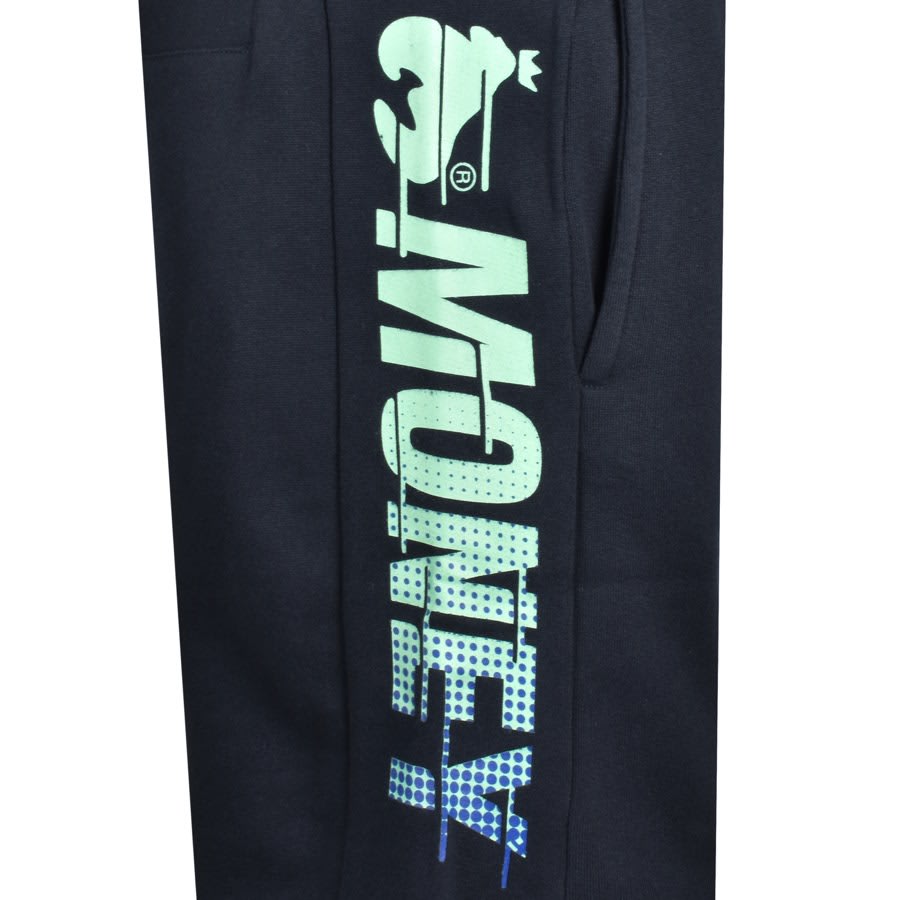 Image number 5 for Money Speed Money Shorts Tracksuit Navy