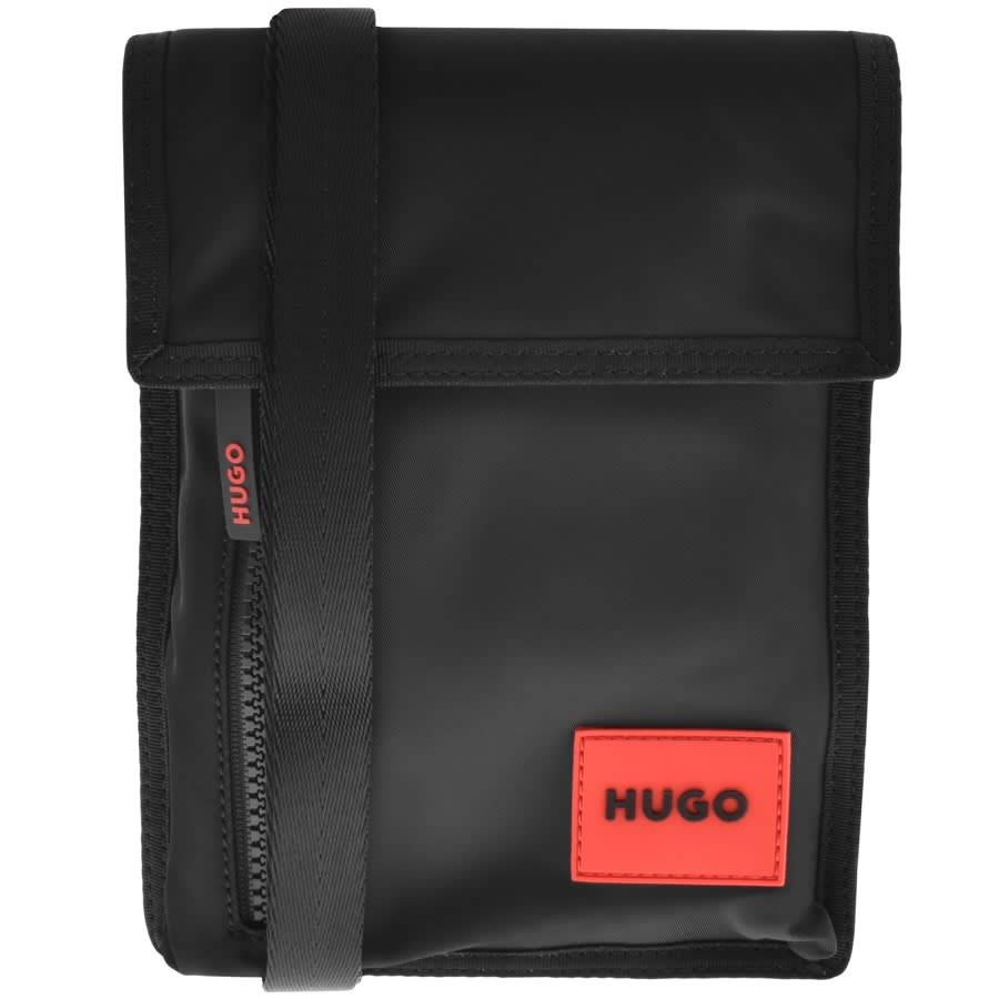 Image number 1 for HUGO Ethon Flap Bag Black