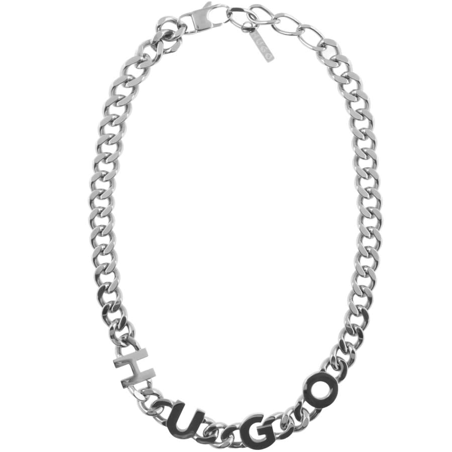 Image number 1 for HUGO Chain Necklace Silver