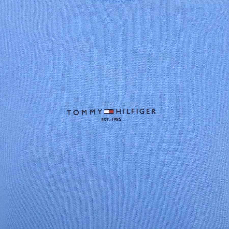 Image number 3 for Tommy Hilfiger Logo Tipped Sweatshirt Blue