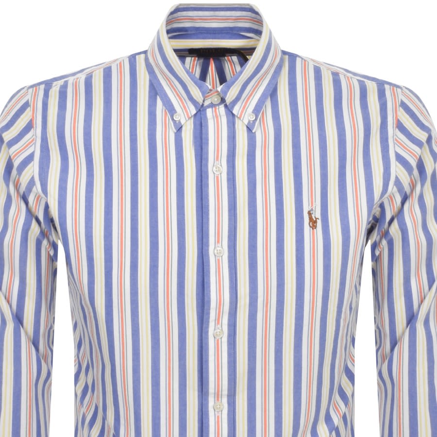 Image number 2 for Ralph Lauren Long Sleeved Stripe Shirt Multi
