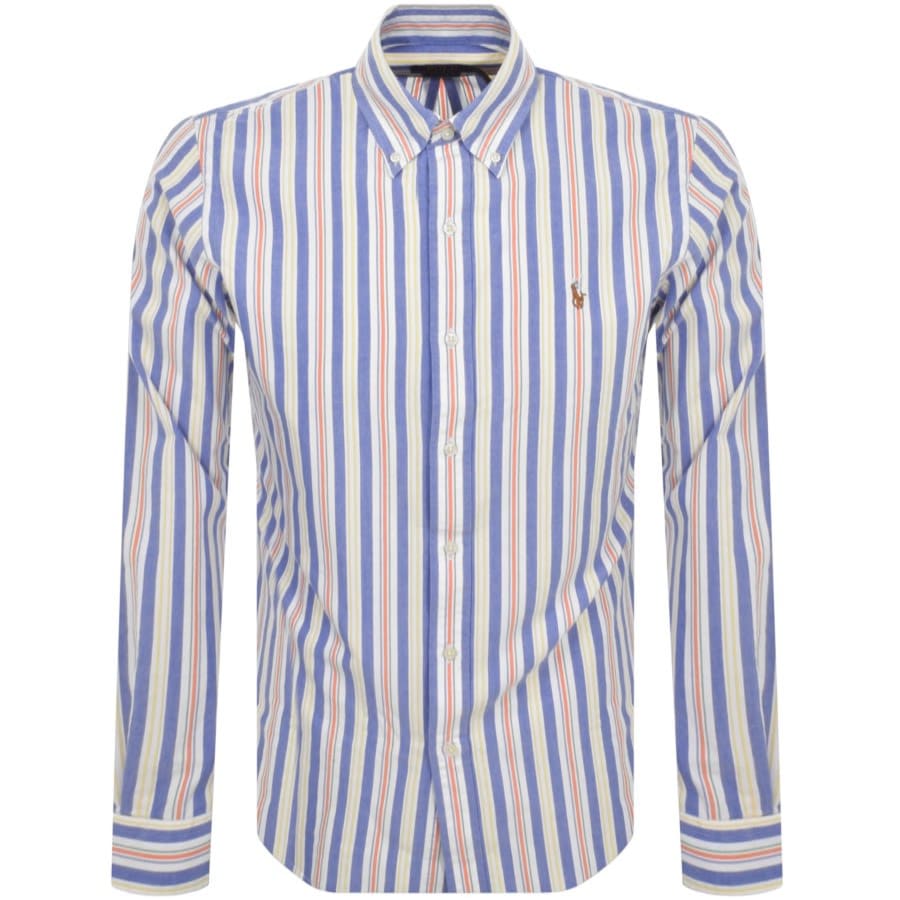 Image number 1 for Ralph Lauren Long Sleeved Stripe Shirt Multi
