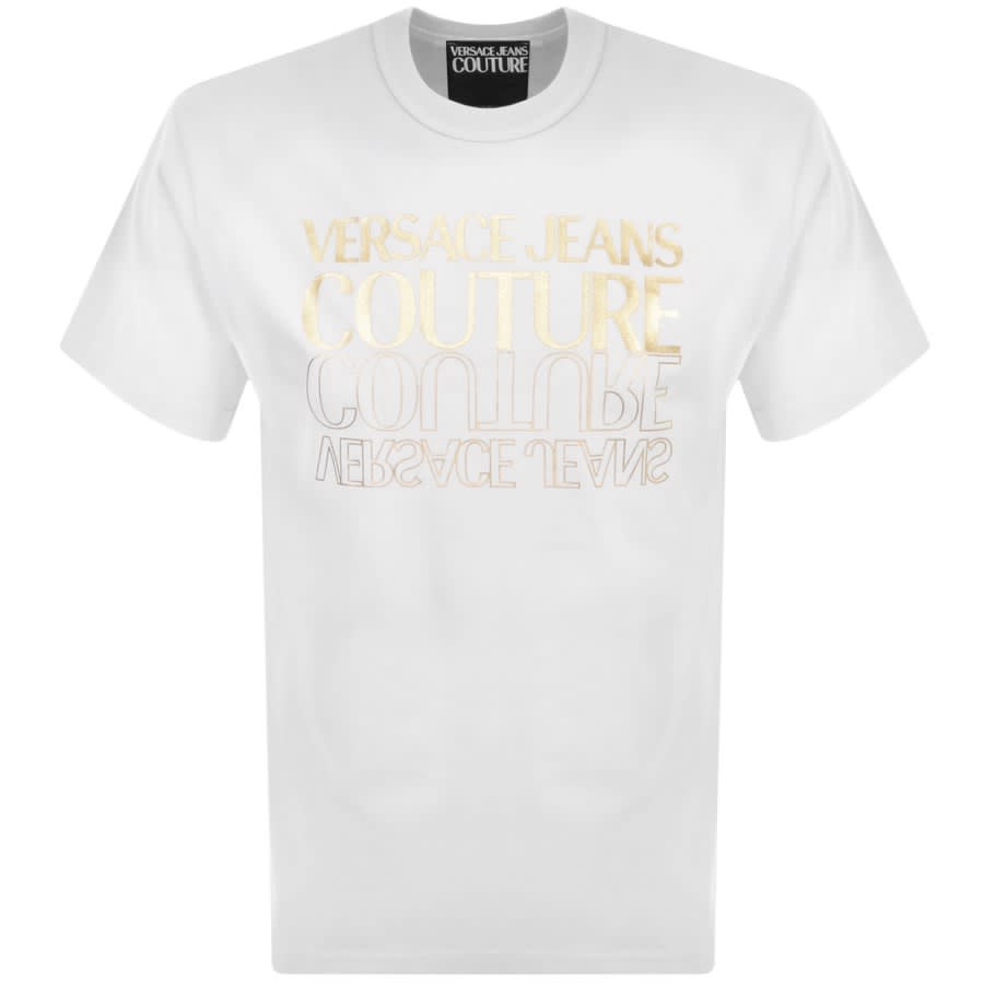 Image number 1 for Versace Jeans Couture Logo T Shirt White