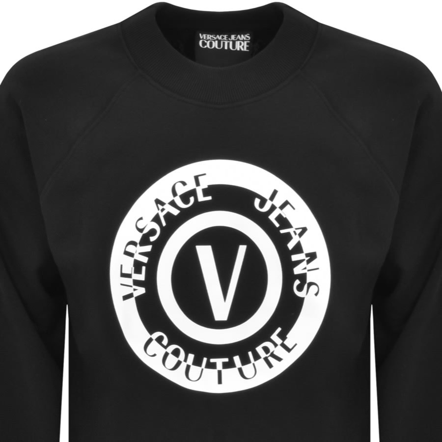 Image number 2 for Versace Jeans Couture Logo Sweatshirt Black