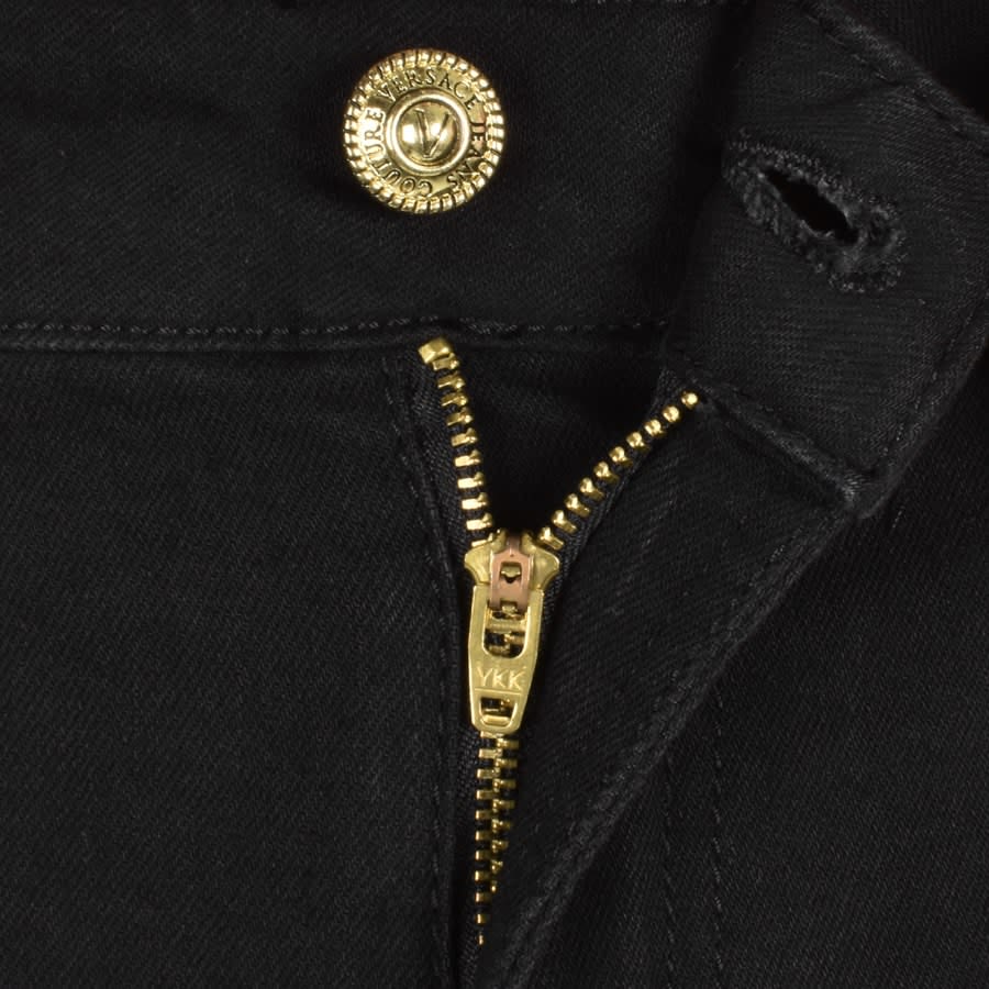 Image number 5 for Versace Jeans Couture Dundee Narrow Jeans Black