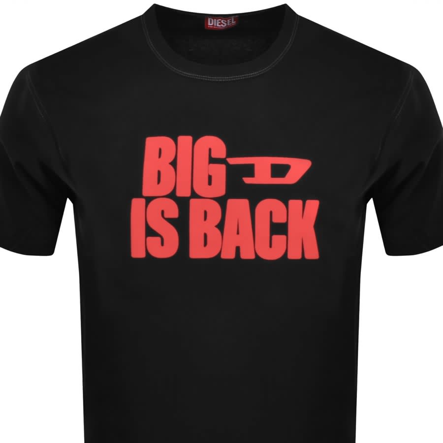 Image number 2 for Diesel T Box T Back T Shirt Black