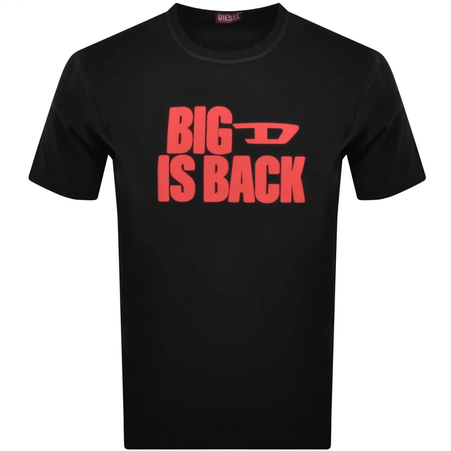 Image number 1 for Diesel T Box T Back T Shirt Black