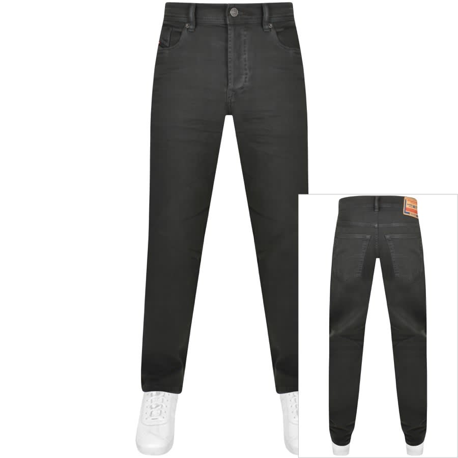 Image number 1 for Diesel D Finitive Denim Regular Fit Jeans Black