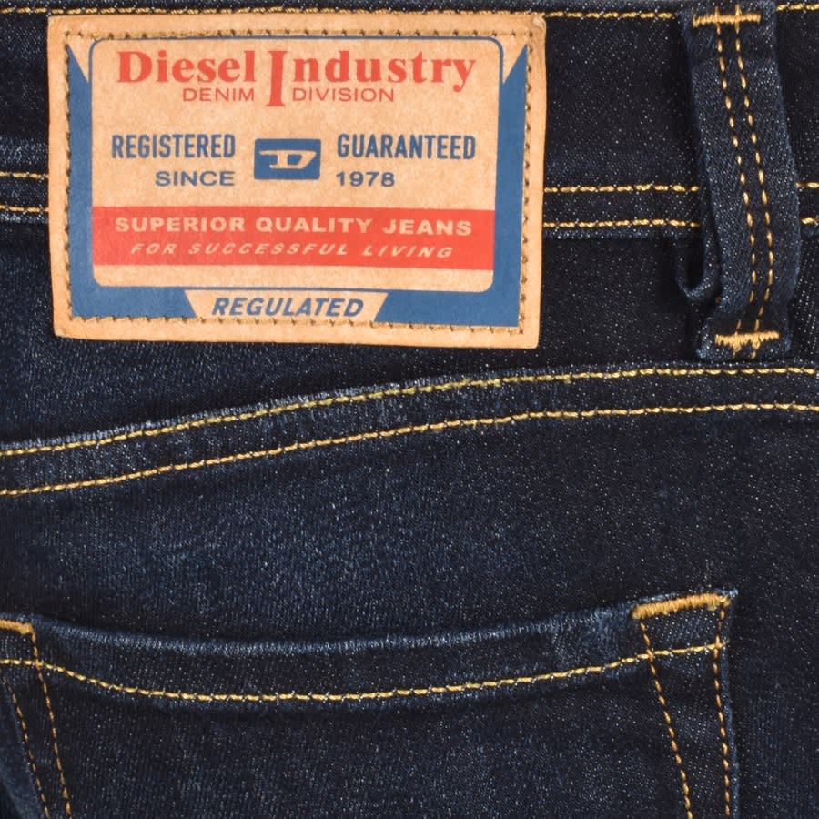 Image number 3 for Diesel 1985 Larkee Mid Wash Jeans Navy