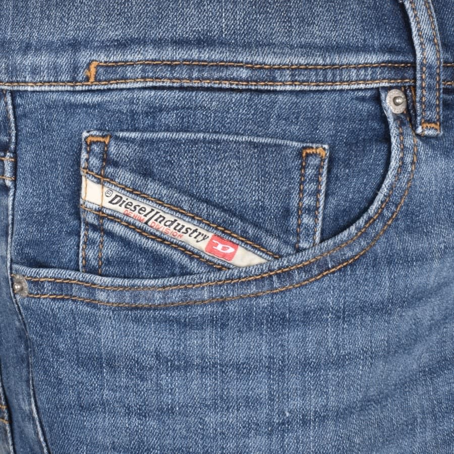 Image number 4 for Diesel D Finitive Denim Regular Fit Jeans Blue