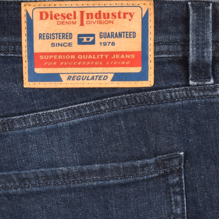 Image number 3 for Diesel Larkee Beex Dark Wash Jeans Blue