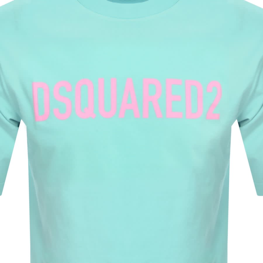 Image number 3 for DSQUARED2 Loose Fit T Shirt Light Blue