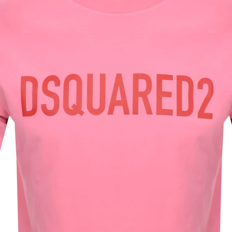 Image number 3 for DSQUARED2 Loose Fit T Shirt Pink