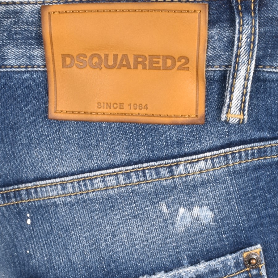 Image number 3 for DSQUARED2 Skater Slim Fit Jeans Blue