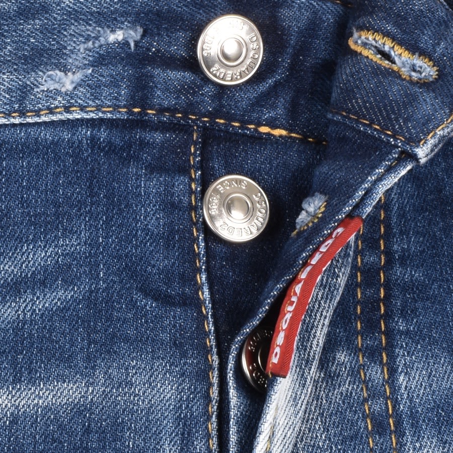 Image number 5 for DSQUARED2 Skater Slim Fit Jeans Blue