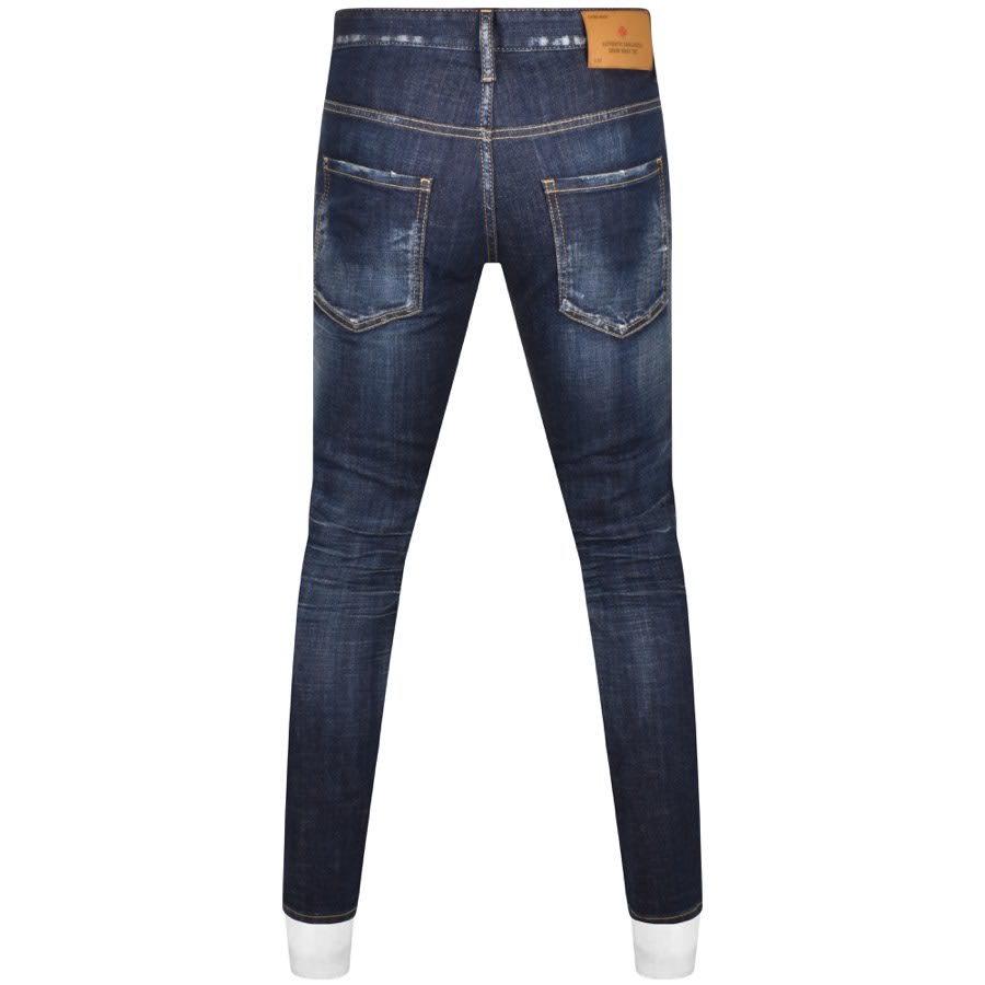 Image number 2 for DSQUARED2 Skater Slim Fit Jeans Blue