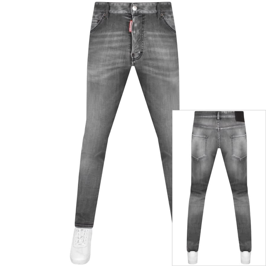 Image number 1 for DSQUARED2 Cool Guy Slim Fit Jeans Grey