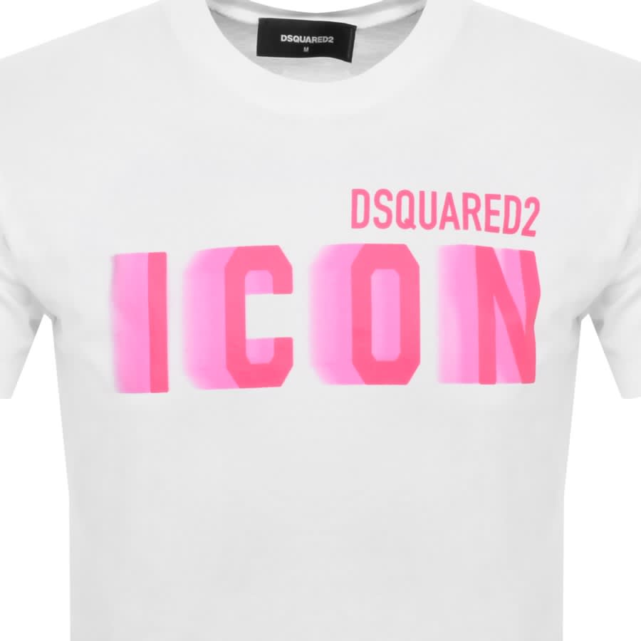 Image number 3 for DSQUARED2 Icon Short Sleeved T Shirt White
