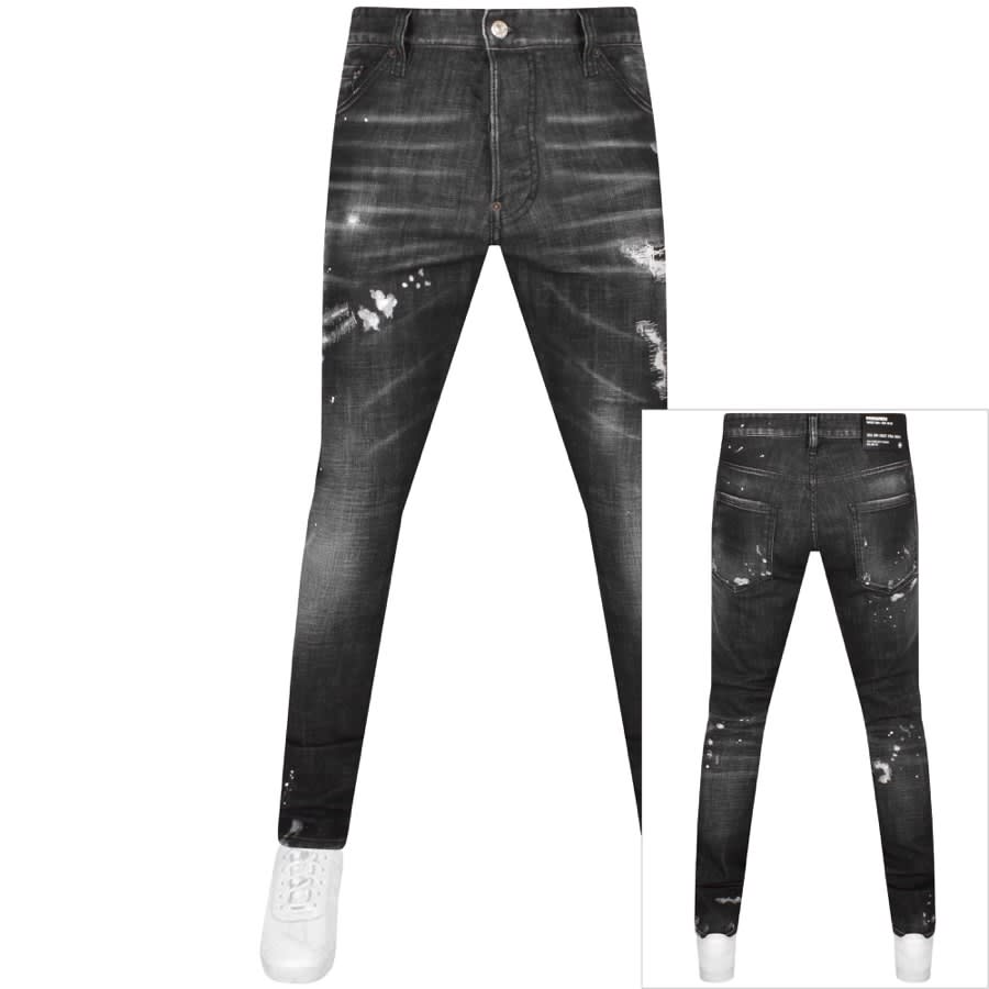 Image number 1 for DSQUARED2 Cool Guy Slim Fit Jeans Black