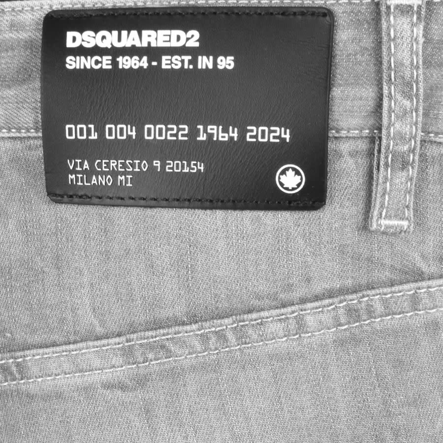 Image number 3 for DSQUARED2 Skater Slim Fit Jeans Grey