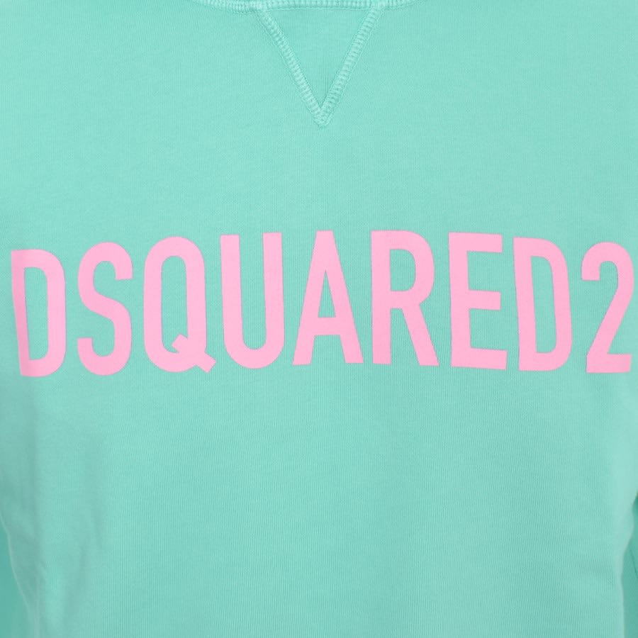 Image number 3 for DSQUARED2 Logo Pullover Hoodie Blue