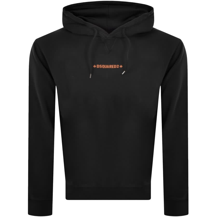 Image number 1 for DSQUARED2 Logo Pullover Hoodie Black