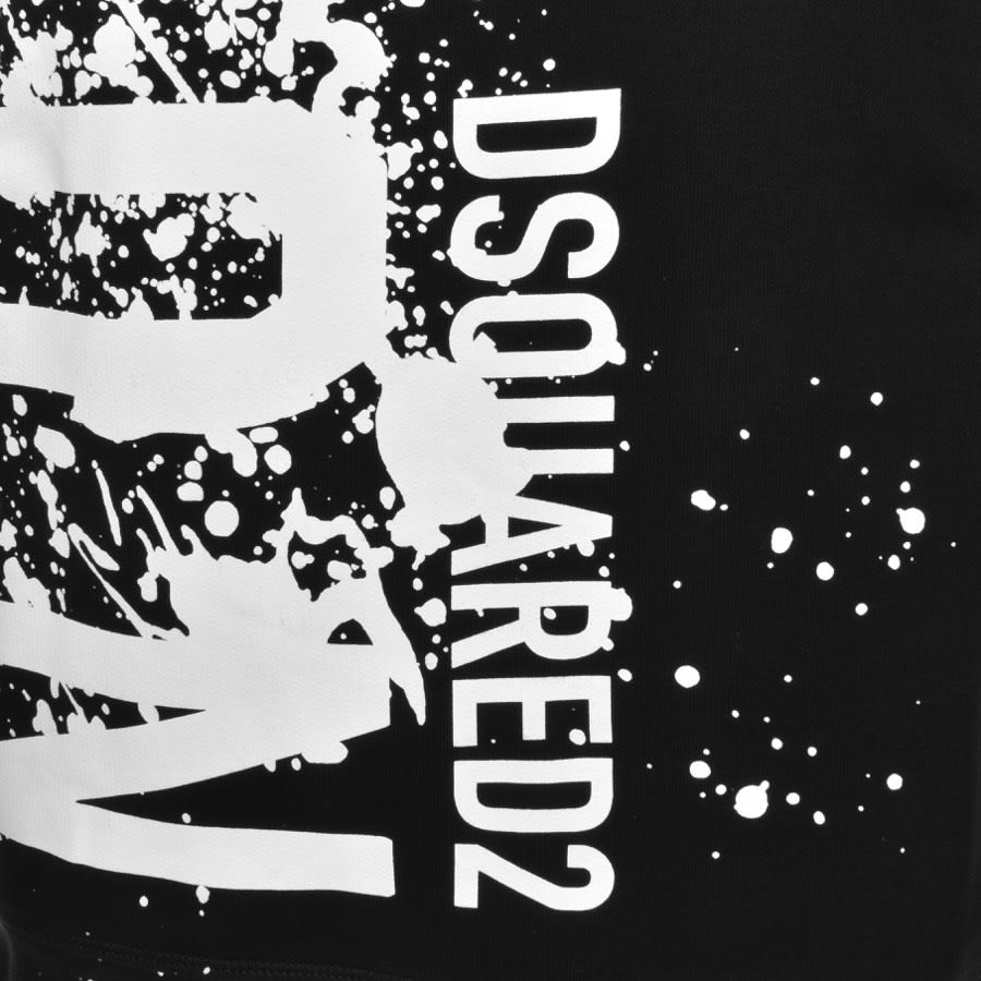 Image number 3 for DSQUARED2 Logo Pullover Hoodie Black