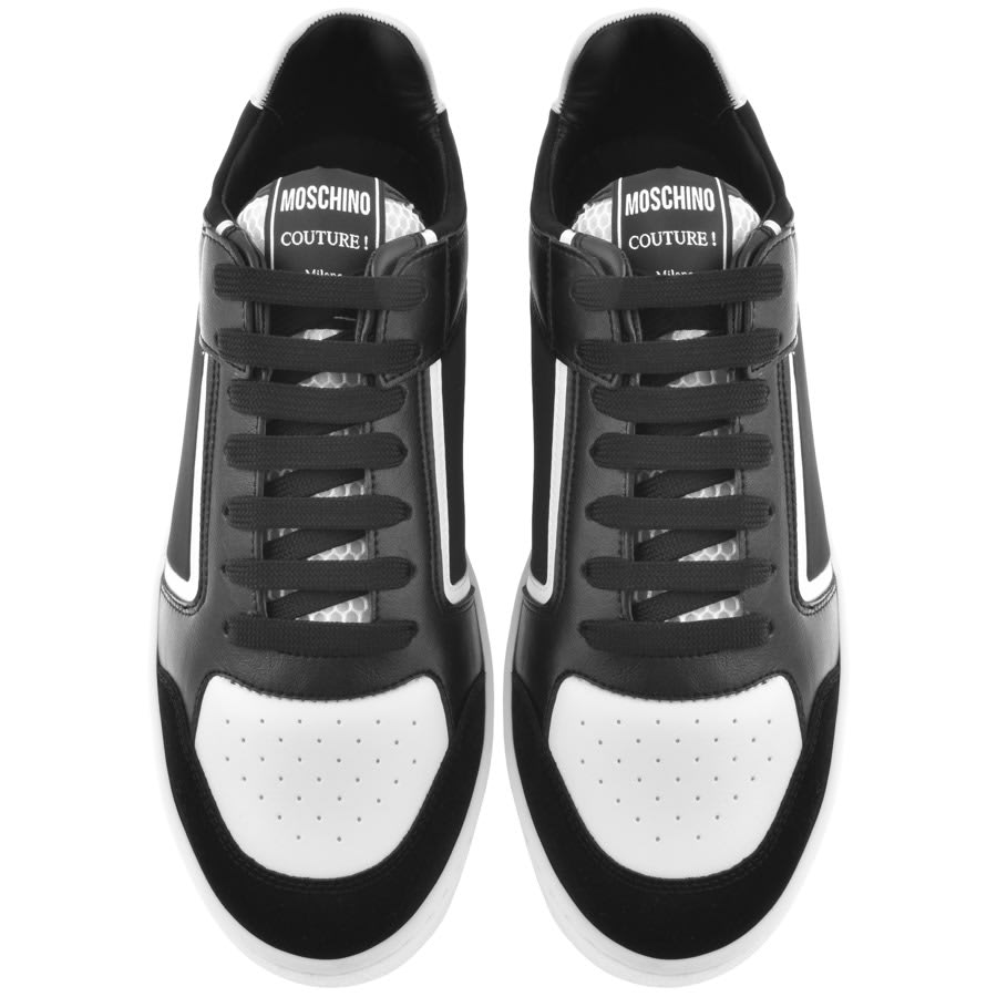 Image number 3 for Moschino LogoTrainers Black