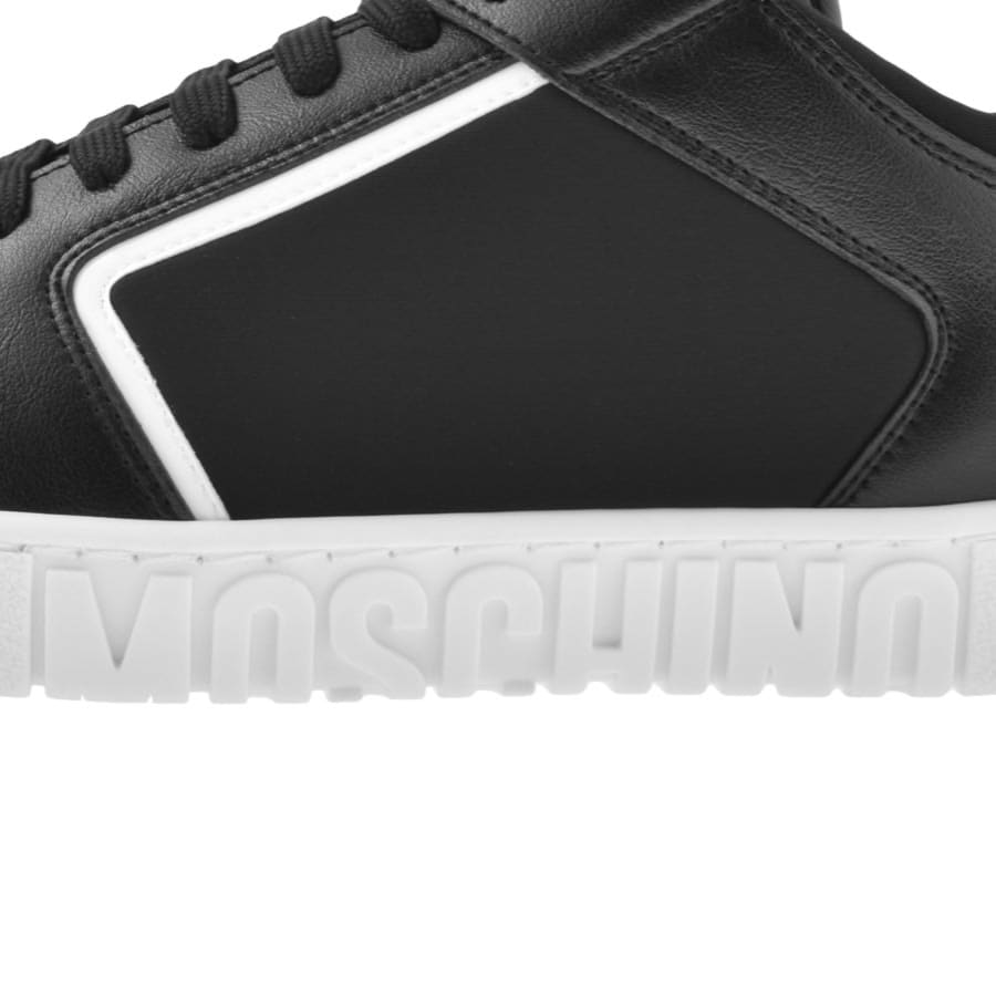 Image number 4 for Moschino LogoTrainers Black