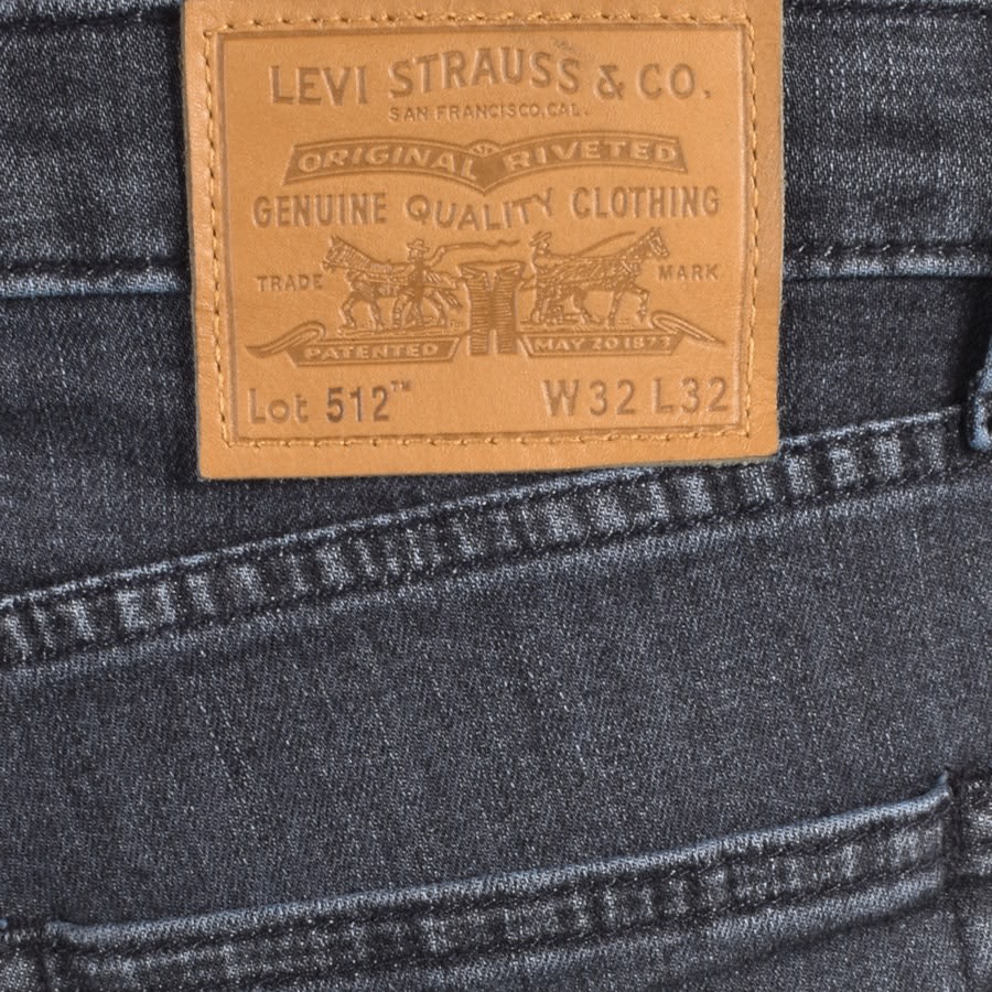 Image number 3 for Levis 512 Slim Tapered Jeans Blue