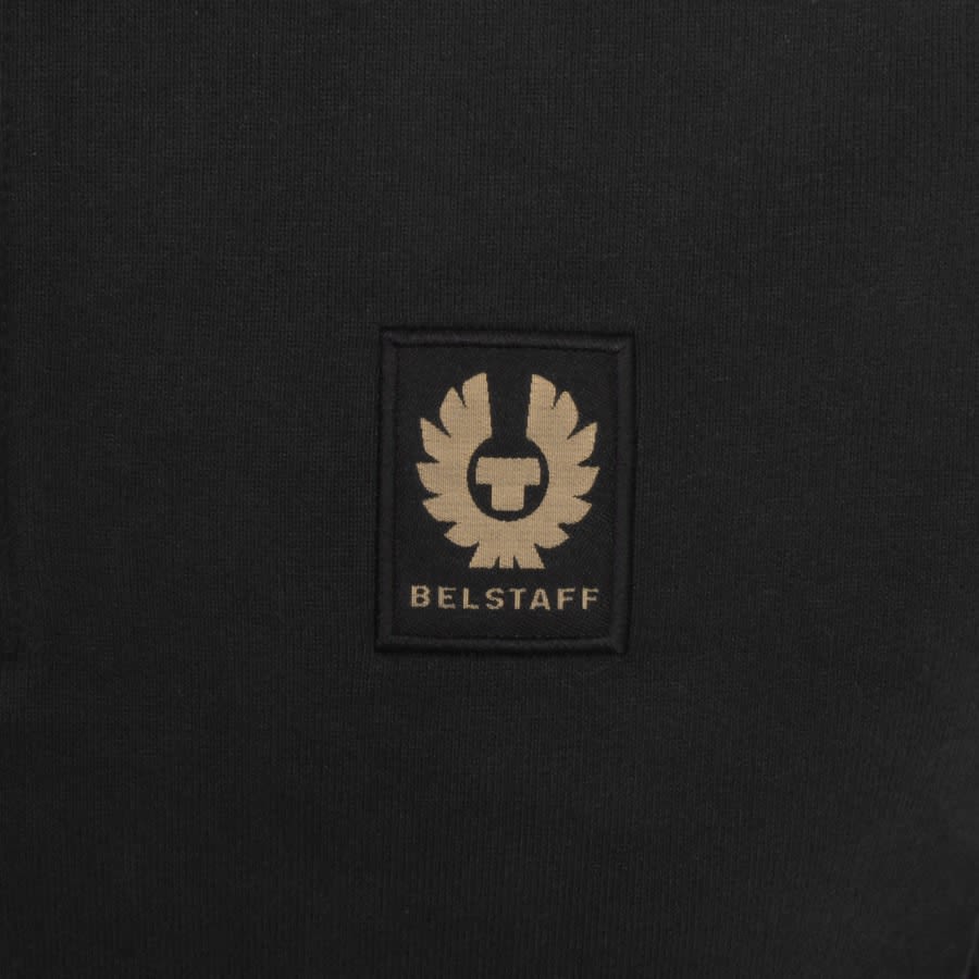 Belstaff Quarter Zip Sweatshirt Black | Mainline Menswear