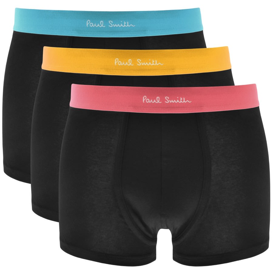 Image number 1 for Paul Smith Three Pack Trunks Black