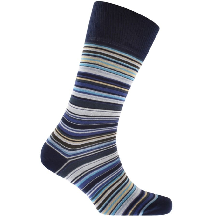 Image number 3 for Paul Smith Gift Set 3 Pack Stripe Socks Yellow