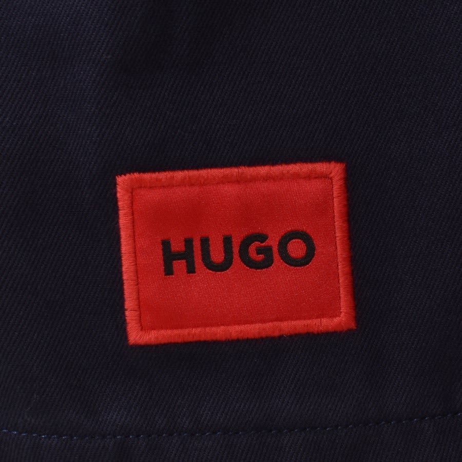 HUGO Enalu Overshirt Jacket Navy | Mainline Menswear