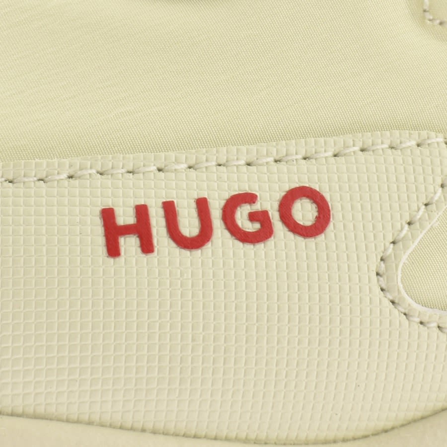 Image number 4 for HUGO Leon Runn Trainers Cream