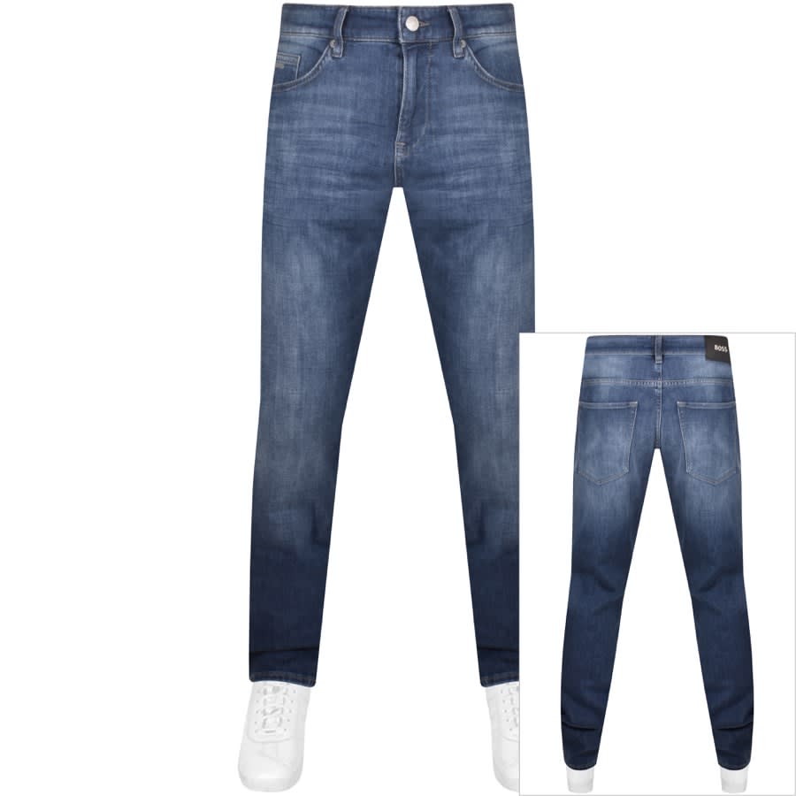 Image number 1 for BOSS Delaware Slim Fit Jeans Blue