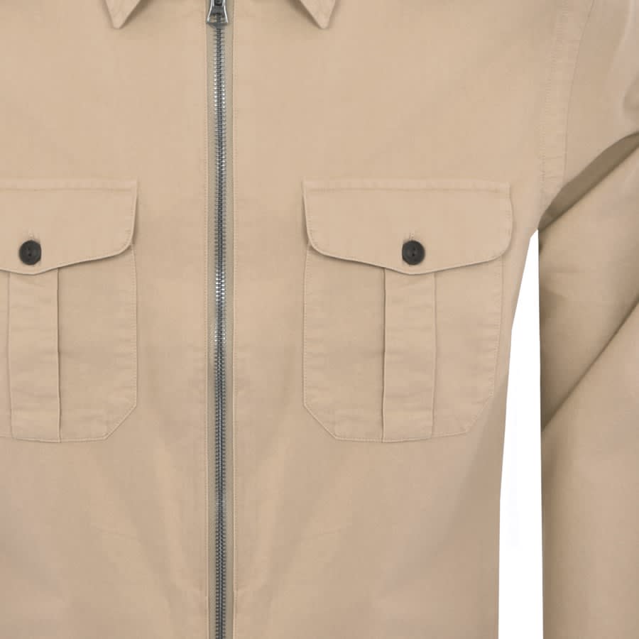 Image number 3 for Ralph Lauren Custom Fit Overshirt Brown